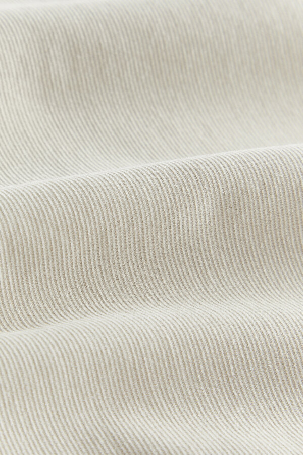 COMFORT ECRU CORDED SHIRT 6