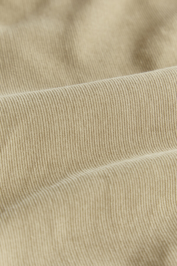 COMFORT BEIGE CORDED SHIRT 6