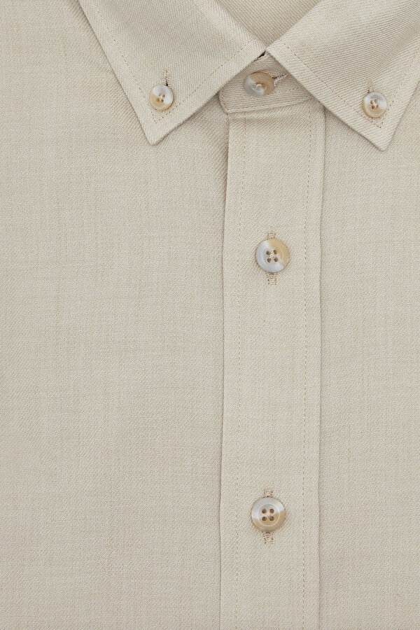 COMFORT BEIGE TWILL SHIRT 2
