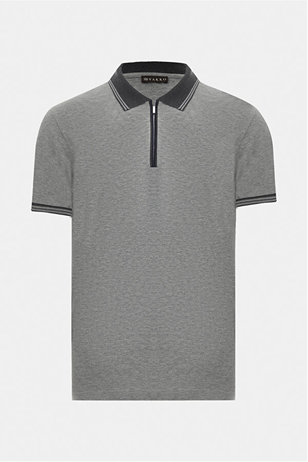 GRAY MELANGE T-SHIRT