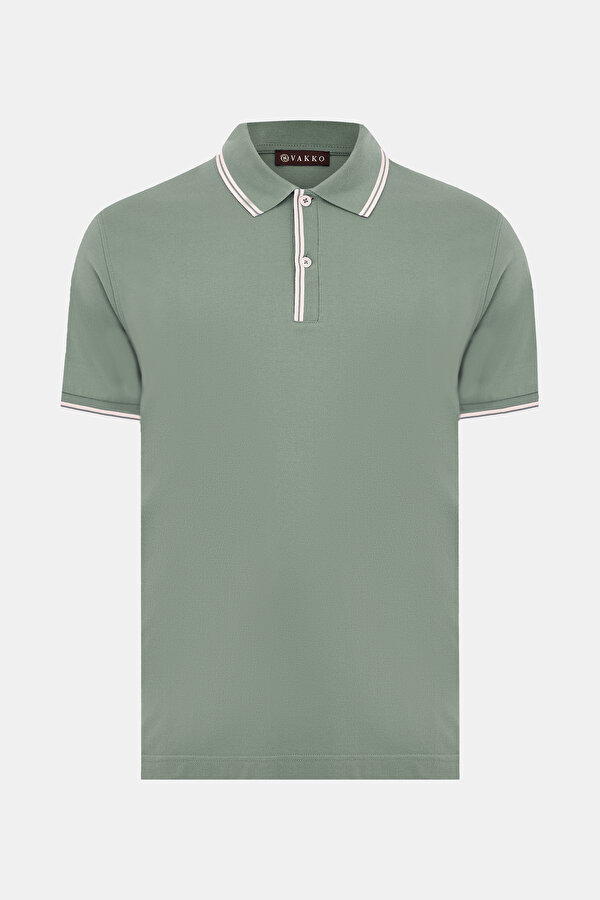 YEŞIL POLO YAKA T-SHIRT