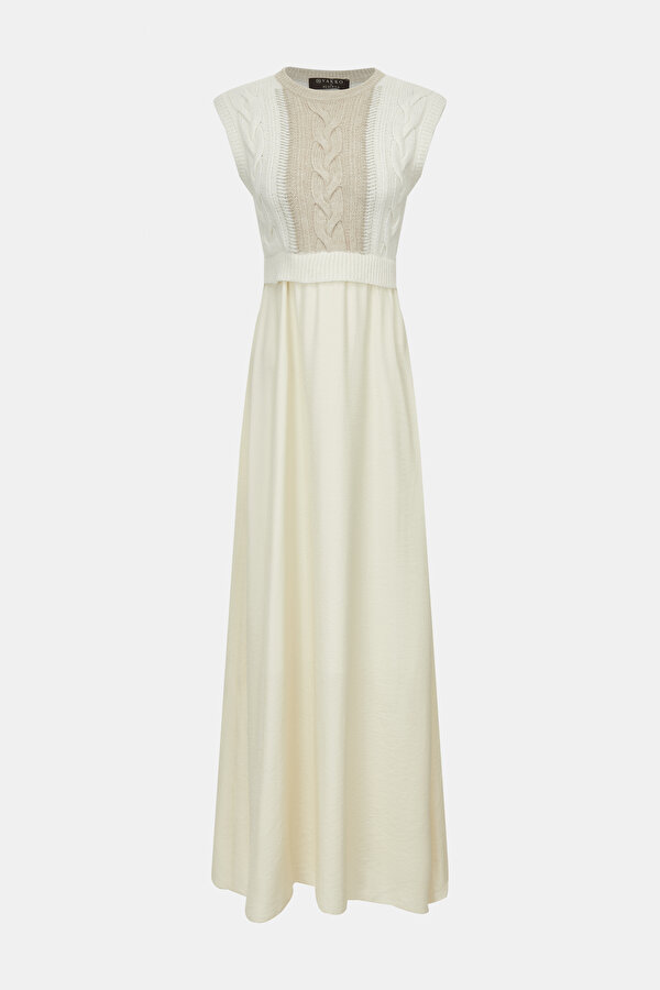 BEIGE DRESS
