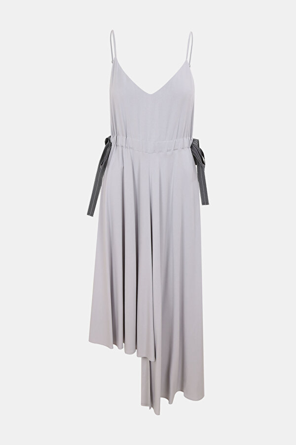 GREY MIDI DRESS