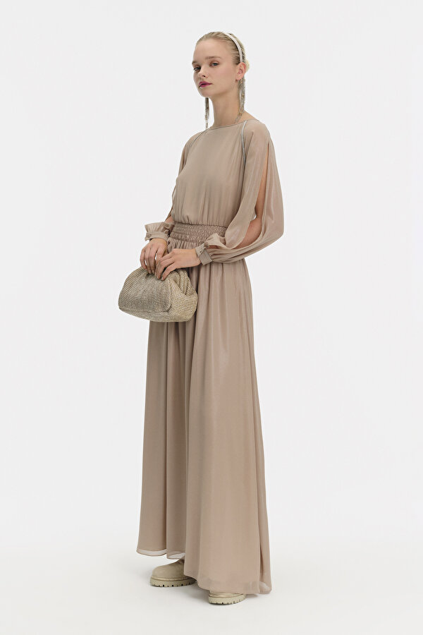 BEIGE DRESS