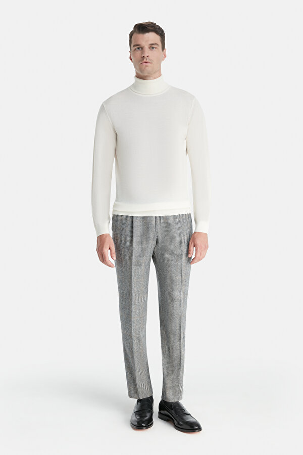 ECRU WOOL TRICOT JERSEY