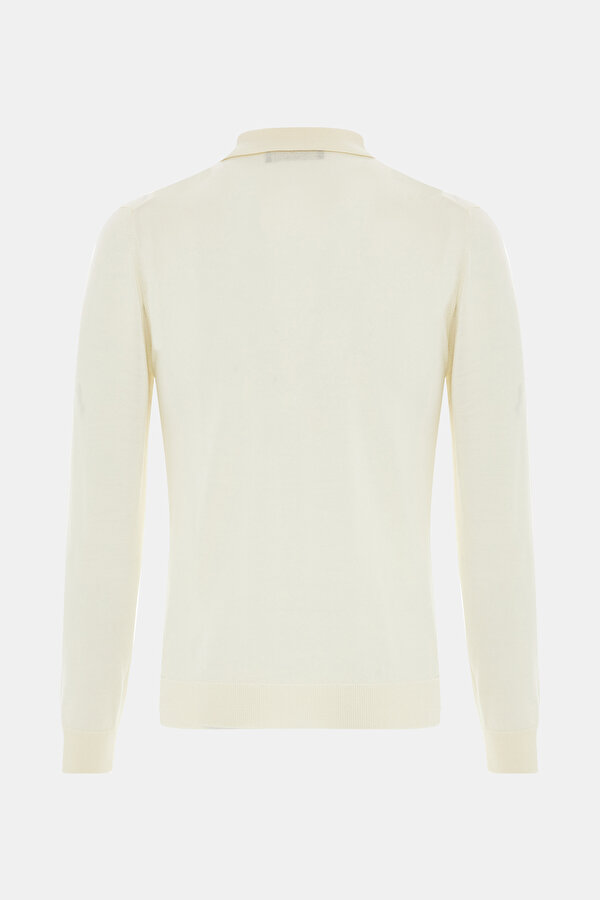 BEIGE WOOL TRICOT JERSEY 2