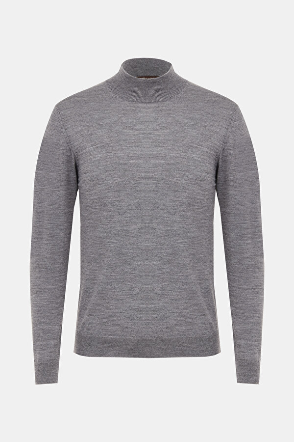 GRİ YARIM BALIKÇI TRİKO