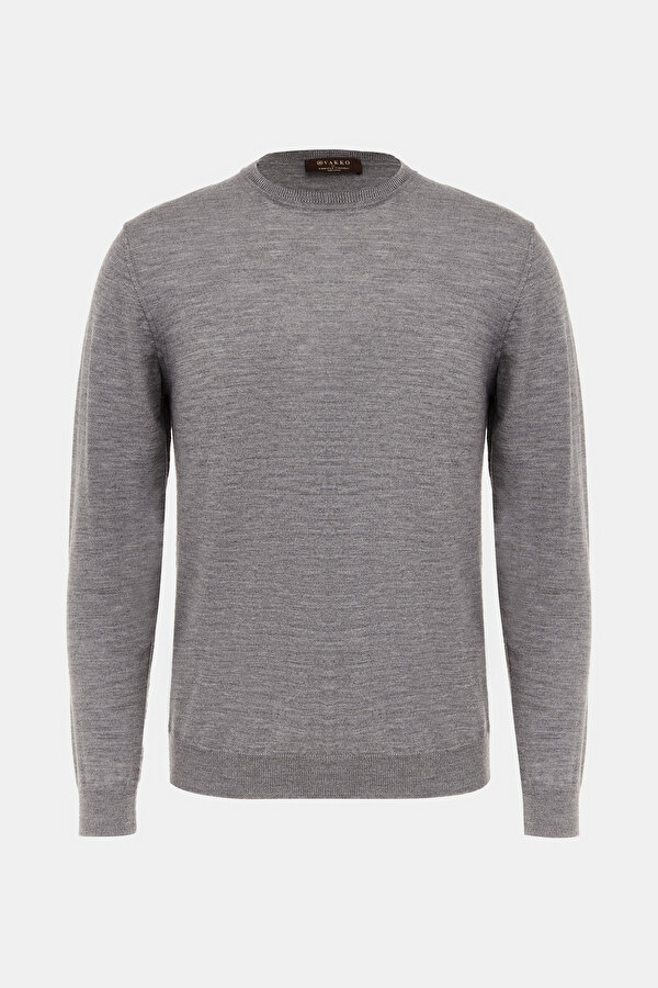 NAVY BLUE WOOL TRICOT JERSEY