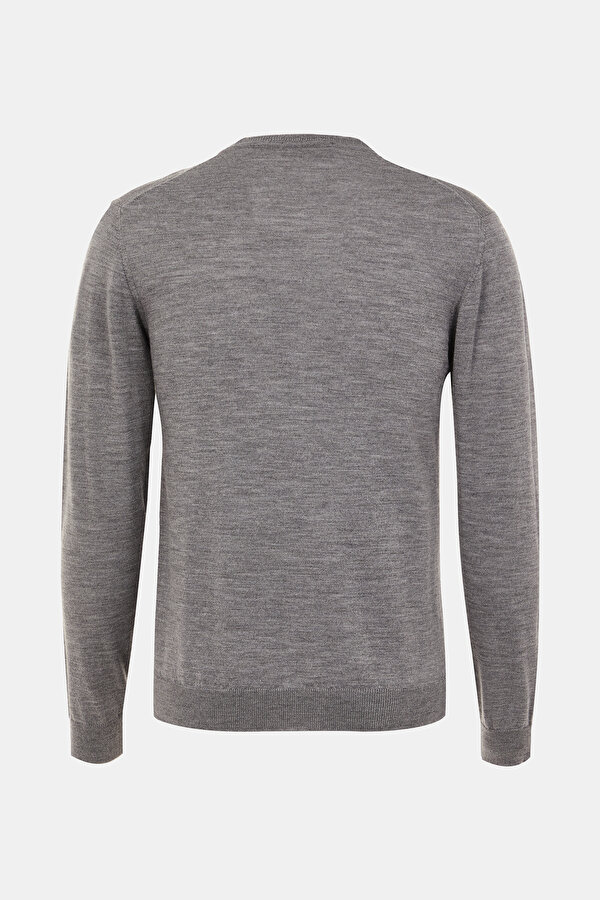 NAVY BLUE WOOL TRICOT JERSEY 2