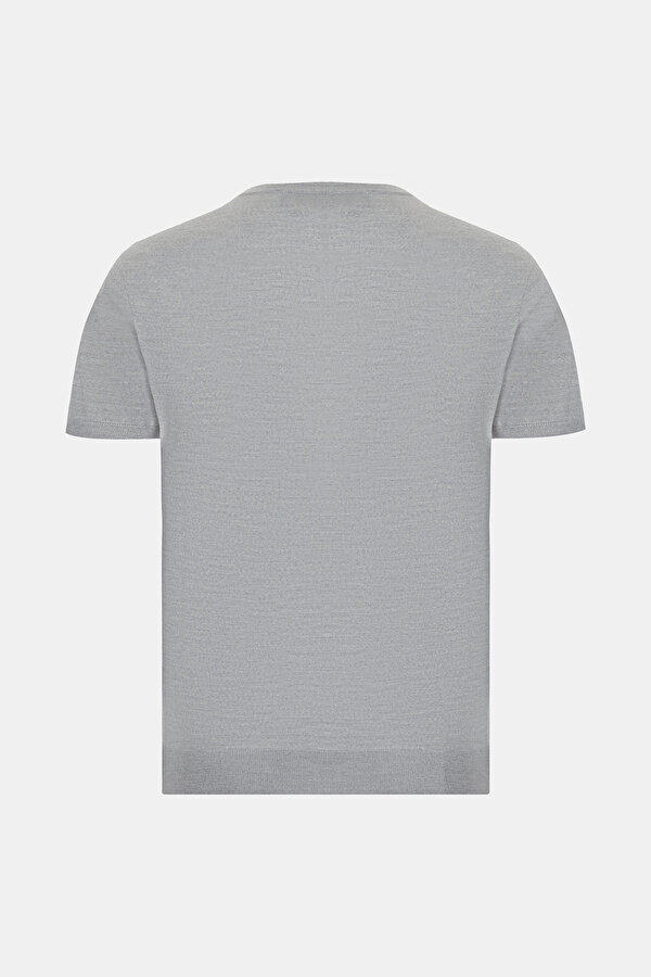 GREY WOOL/SILK TRICOT JERSEY 2