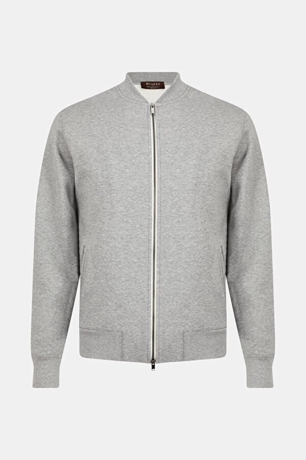 GRAY MELANGE SWEATSHIRT