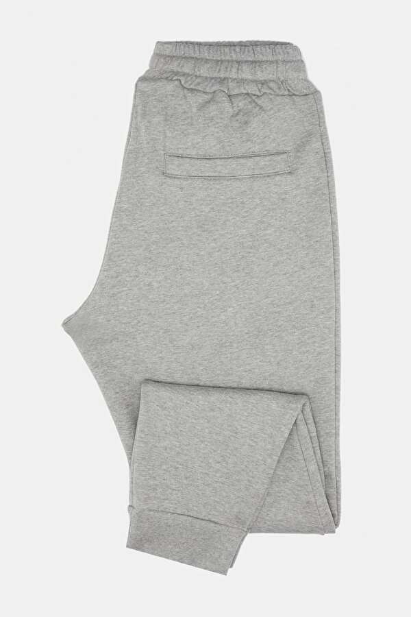 GRAY MELANGE SPORTS TROUSERS 2