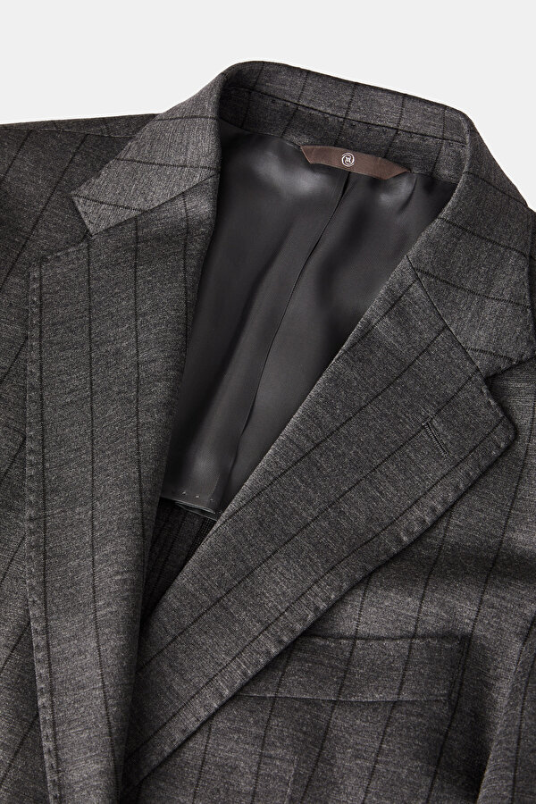 DARK GREY WOOL/POLYAMIDE SUIT 2