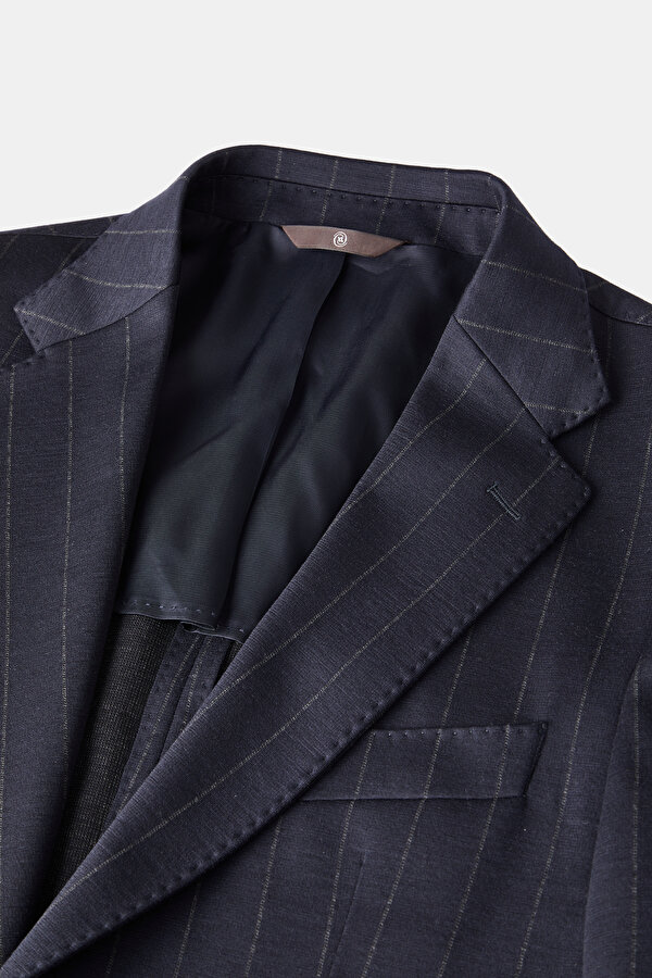 NAVY BLUE WOOL/POLYAMIDE SUIT 2