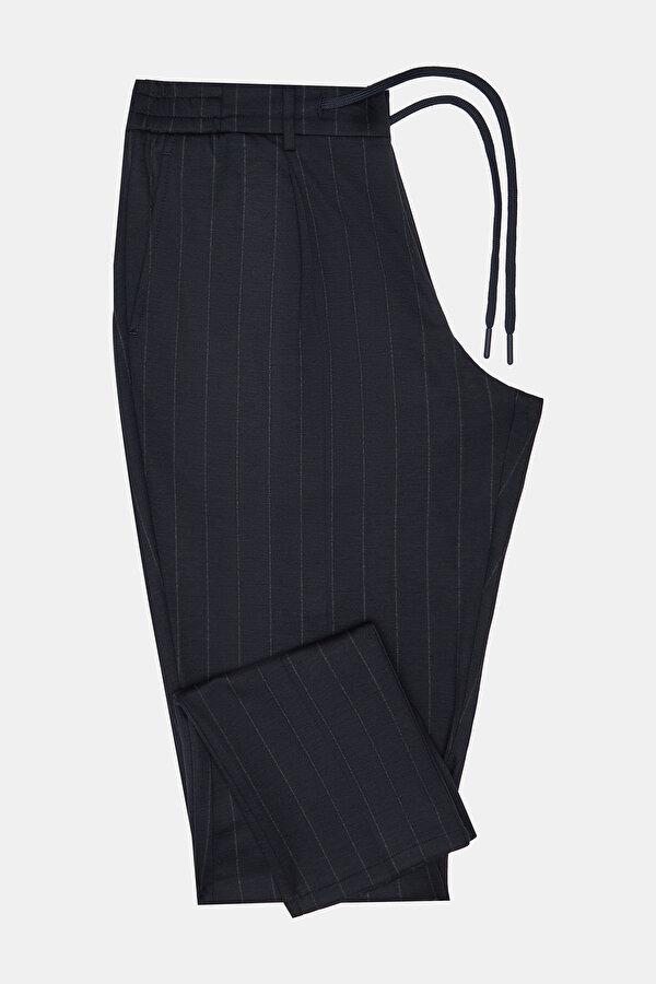 NAVY BLUE WOOL/POLYAMIDE SUIT 6
