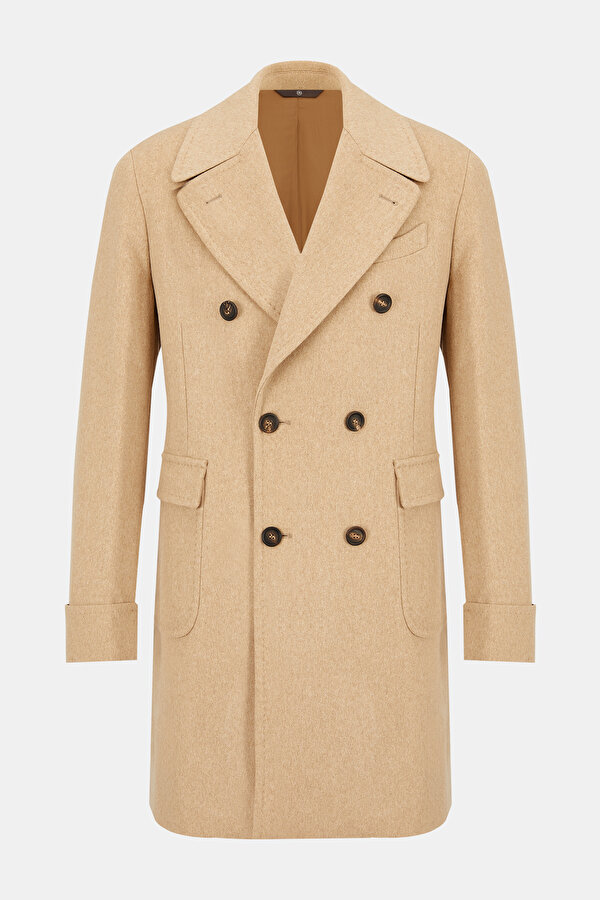 CAMEL WOOL TOPCOAT