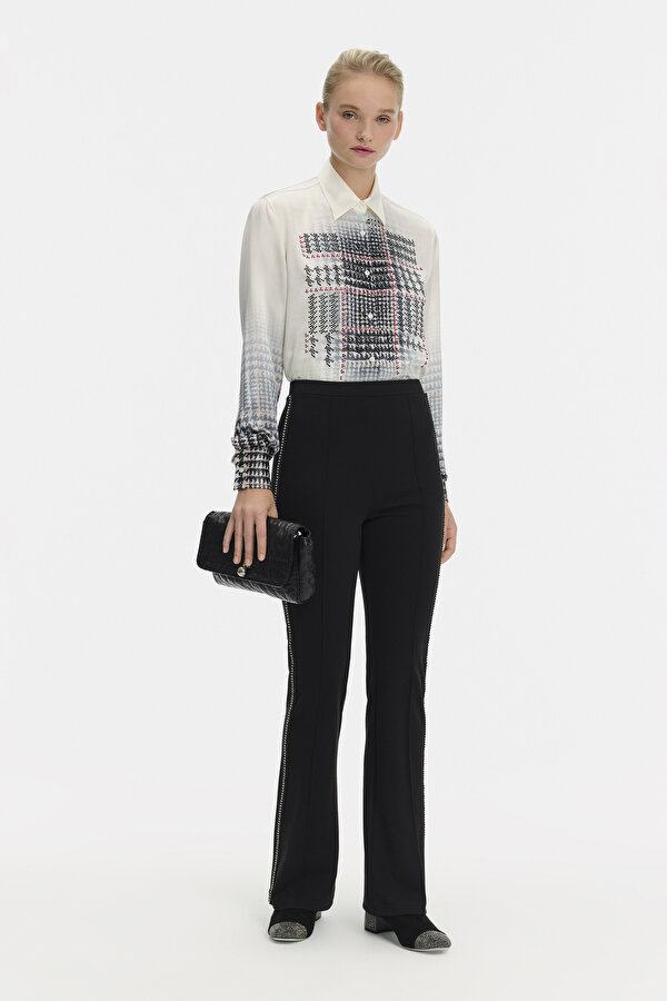 BOOTCUT SIYAH BOL PAÇA PANTOLON