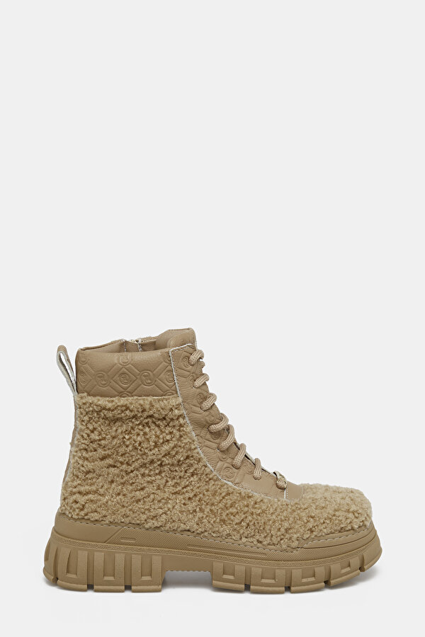 ECRU LEATHER BOOT