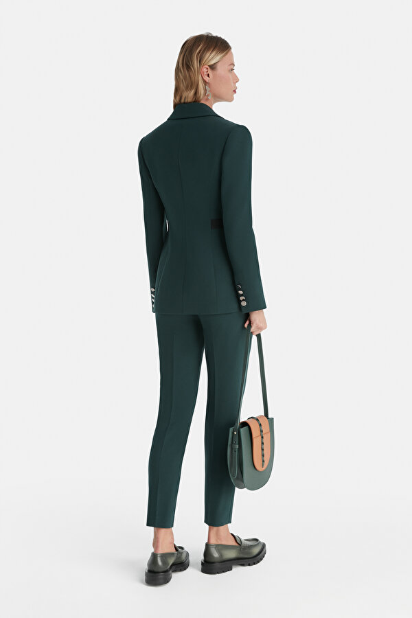OIL GREEN SKINNY LEG TROUSERS 2