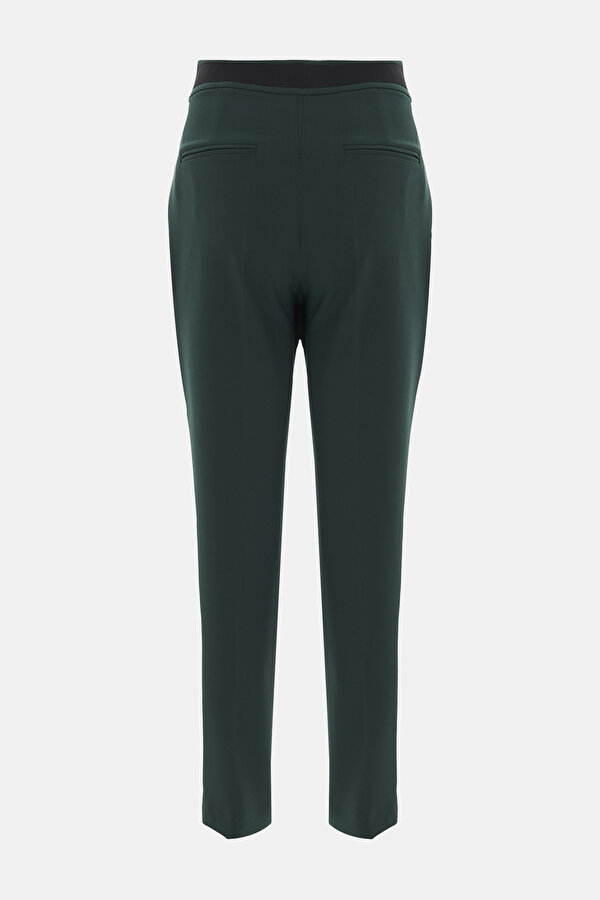 OIL GREEN SKINNY LEG TROUSERS 6