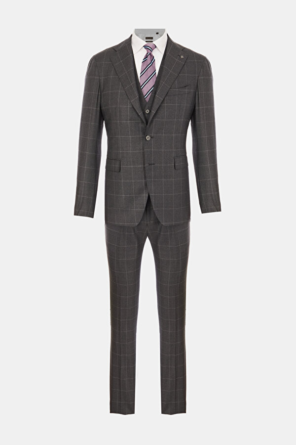 SMOKED WOOL SUIT