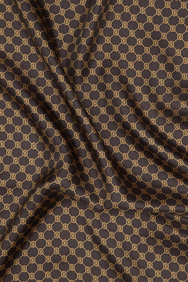MONOGRAM TWILL SHAWL 2