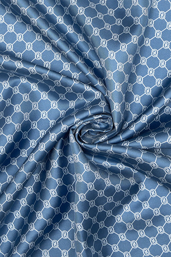MONOGRAM DESENLİ İPEK ŞAL 2