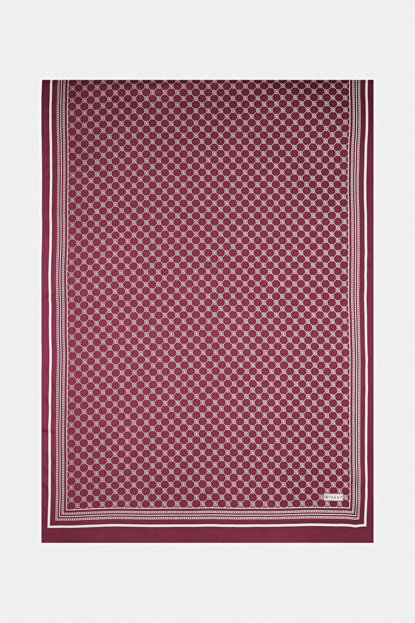 MONOGRAM TWILL SHAWL
