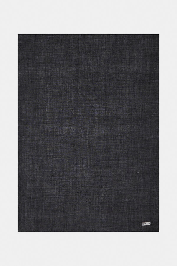 BLACK CASHMERE/SILK SHAWL