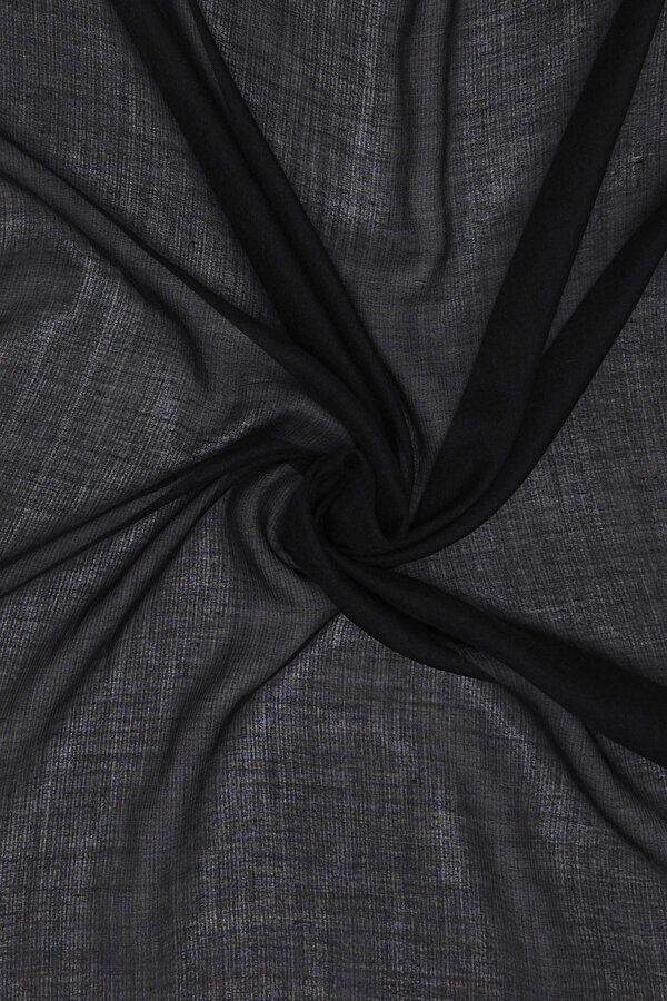 BLACK CASHMERE/SILK SHAWL 2