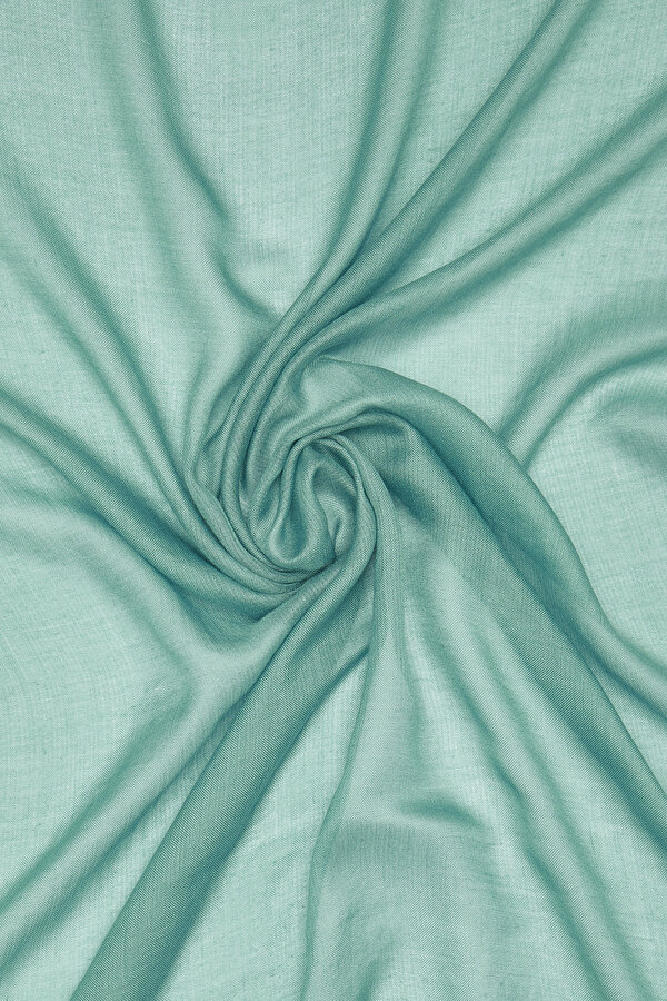 TURQUOISE CASHMERE/SILK SHAWL 2