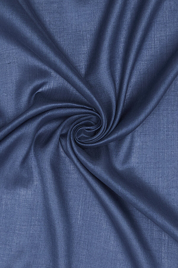INDIGO VOILE SILK SHAWL 2