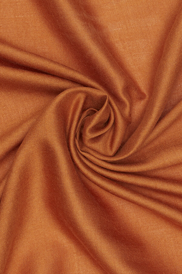 CINNAMON VOILE SILK SHAWL 2
