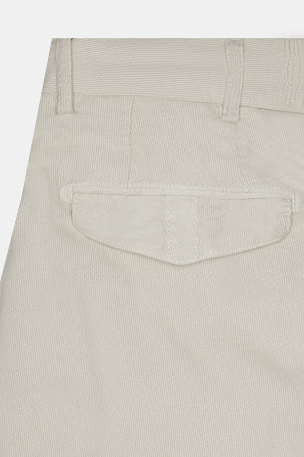 CREAM CORDED TROUSERS 6