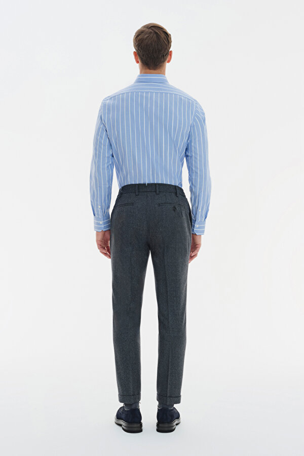 ANTHRACITE MELANGE TROUSERS 2