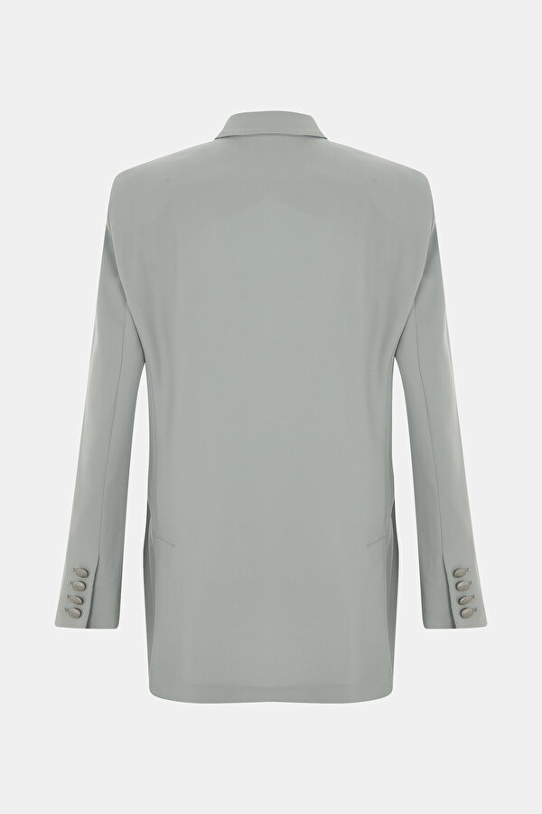MİNT SURPLICE NECKLINE (CROSS-OVER NECKLINE) JACKET 6