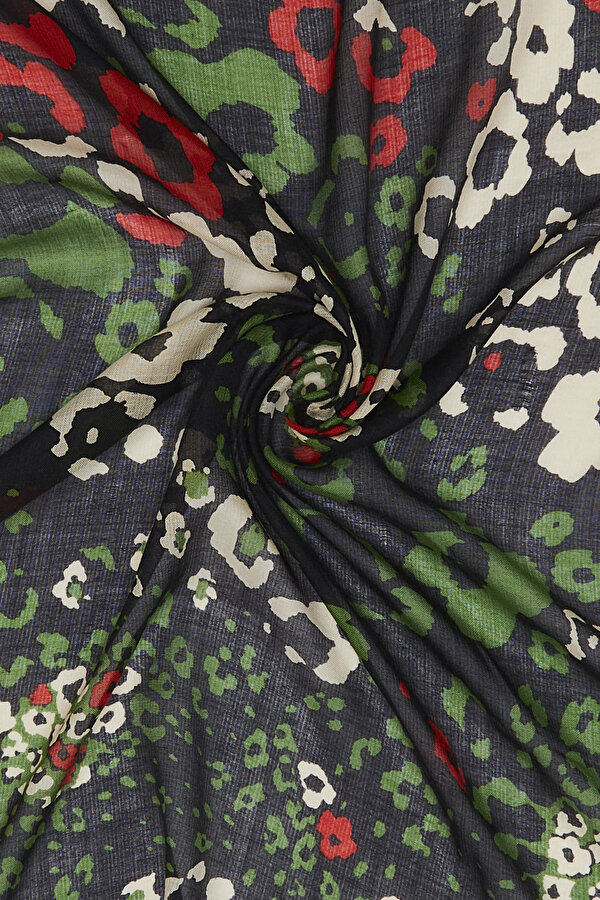BLACK CASHMERE/SILK SHAWL 2