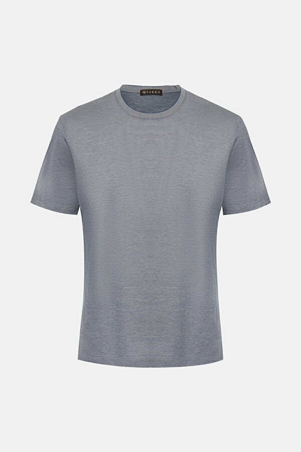 ECRU BASIC / ROUND NECKLINE SHORT SLEEVE TSHIRT