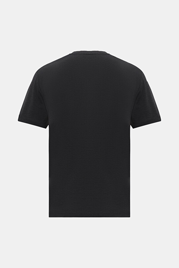 SİYAH O YAKA KISA KOLLU T-SHIRT 2