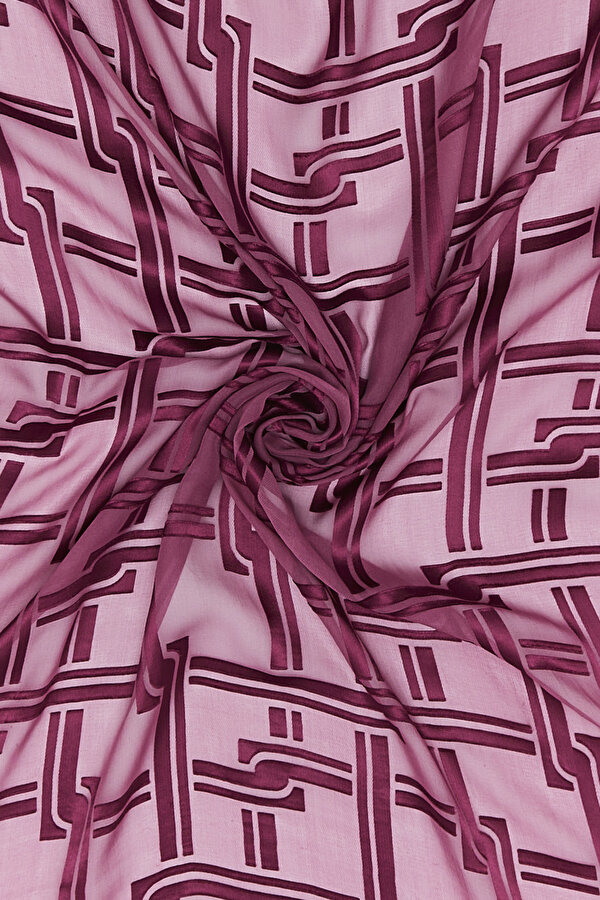 DAMSON SATIN STRIPED SILK FABRICS SHAWL 2