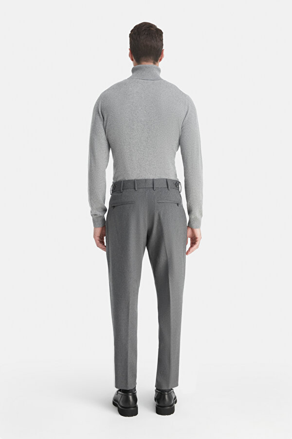 GRİ DÜZ FLANEL PANTOLON 2