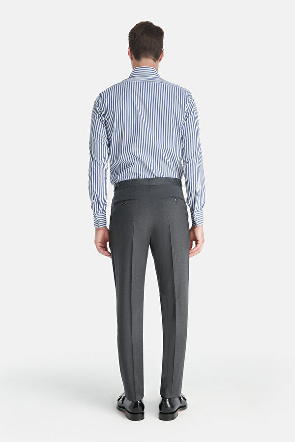 FÜME DÜZ FLANEL PANTOLON 2