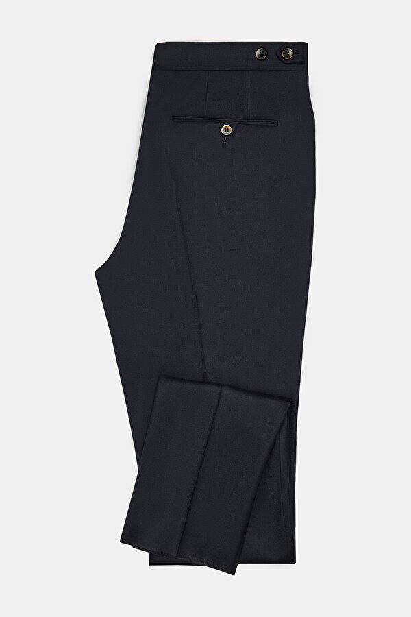 LACİVERT DÜZ FLANEL PANTOLON 2