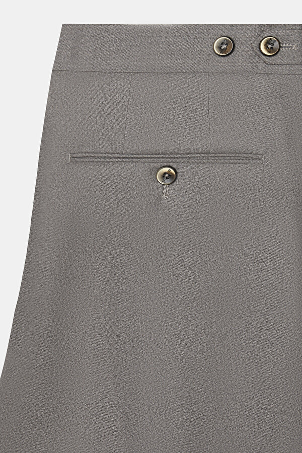 BEJ DÜZ FLANEL PANTOLON 6