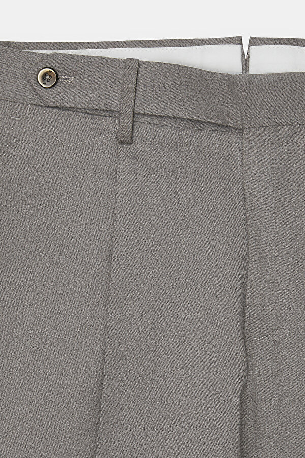BEJ DÜZ FLANEL PANTOLON 7