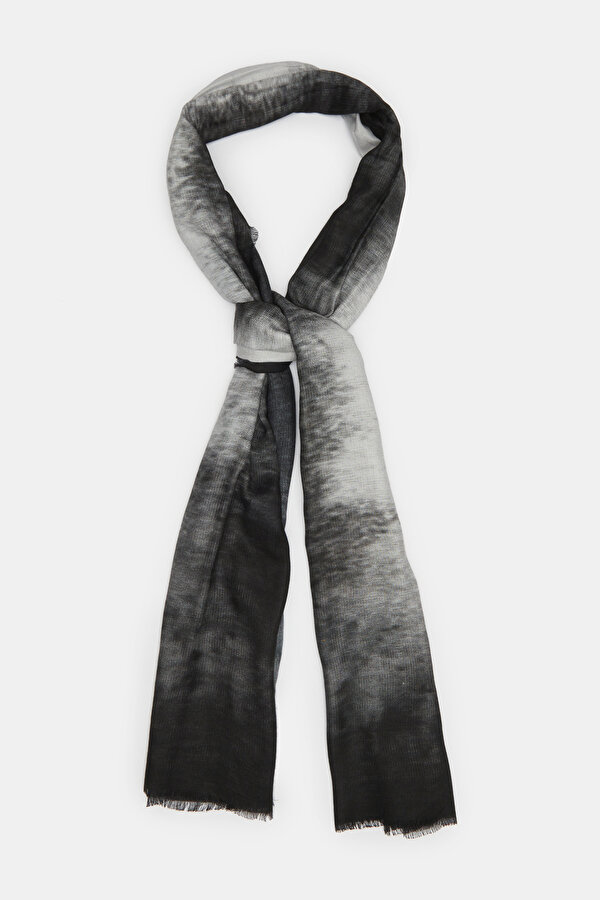 GREY DESIGN FILLED MODAL SHAWL