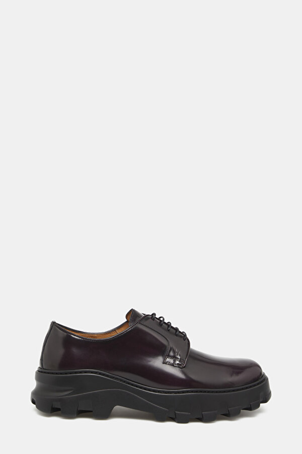 MAROON LEATHER SHOE
