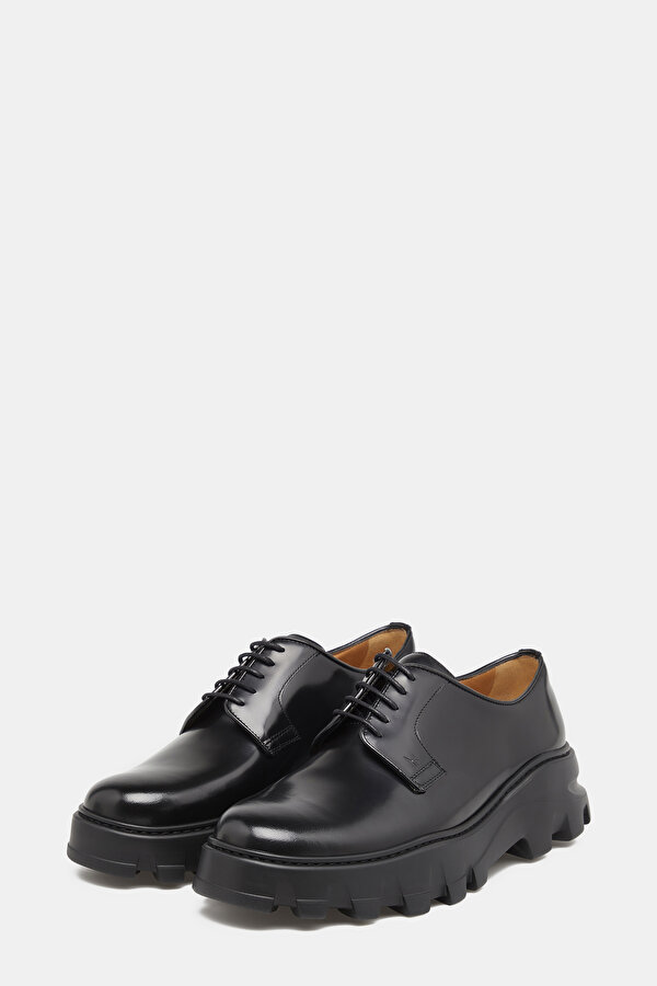 BLACK LEATHER SHOE 2