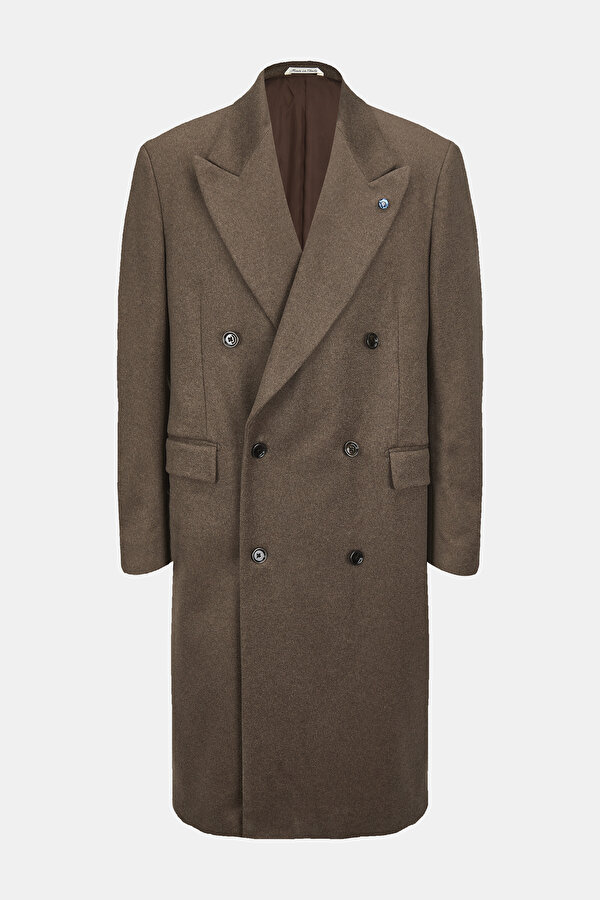 BROWN CASHMERE TOPCOAT
