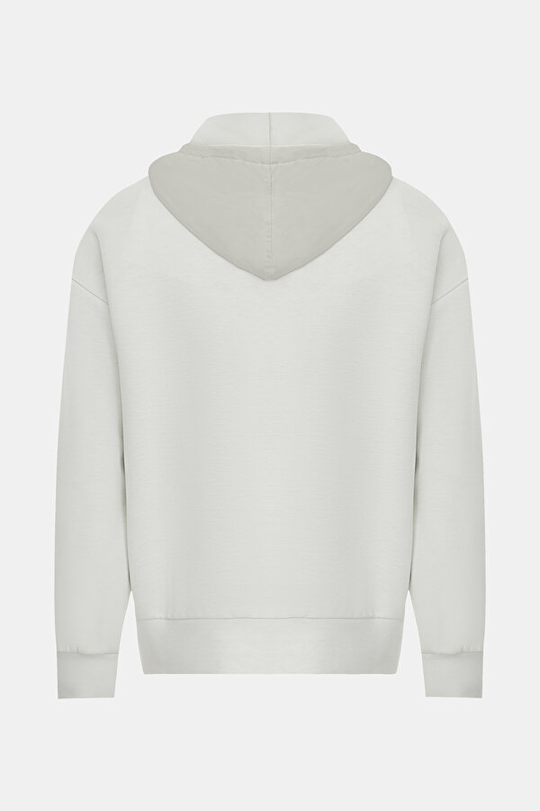 WHITE HOODIE SWEATSHIRT 2